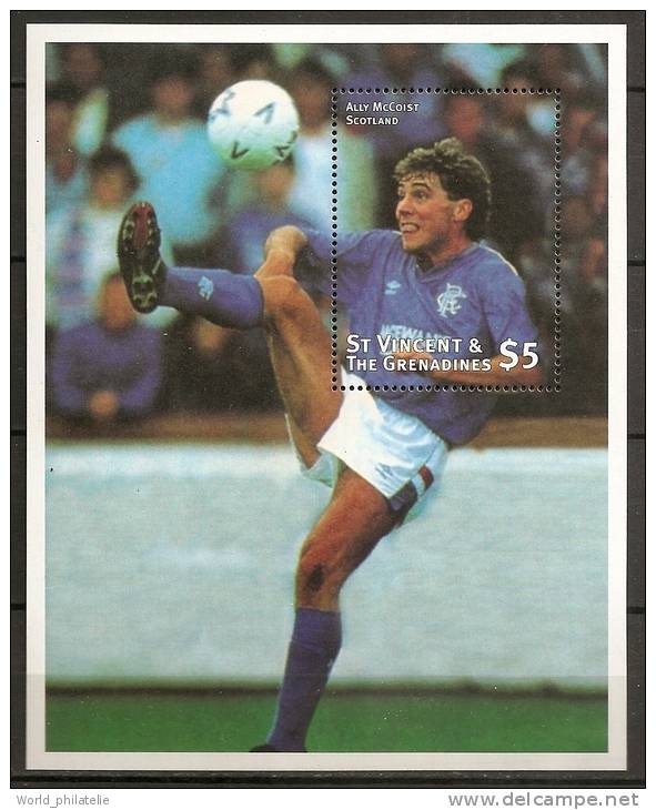 Saint Vincent 1997 N° BF 380 ** Sport, Foot, Footballeurs, Ballon, Jongle, Ally McCoist, Ecosse - St.Vincent (1979-...)