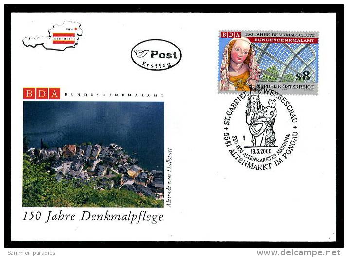 21422) Österreich - Michel 2313 = ANK 2346 - FDC - 150 Jahre Denkmalpflege - FDC