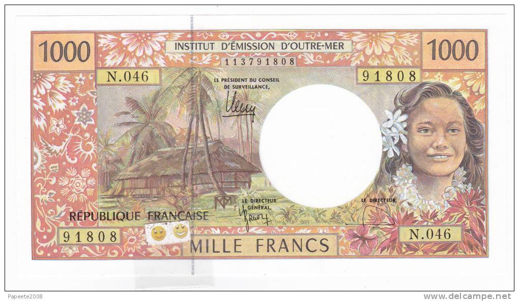 Polynésie Française / Tahiti - 1000 FCFP / N.046 / 2011 / Signatures Barroux-Noyer-Besse - Neuf / Jamais Circulé - Territorios Francés Del Pacífico (1992-...)