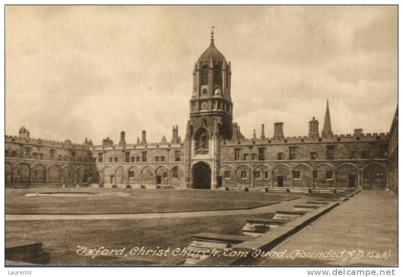 (462) Very Old Postcard Of Oxford - Christ Church - Oxford