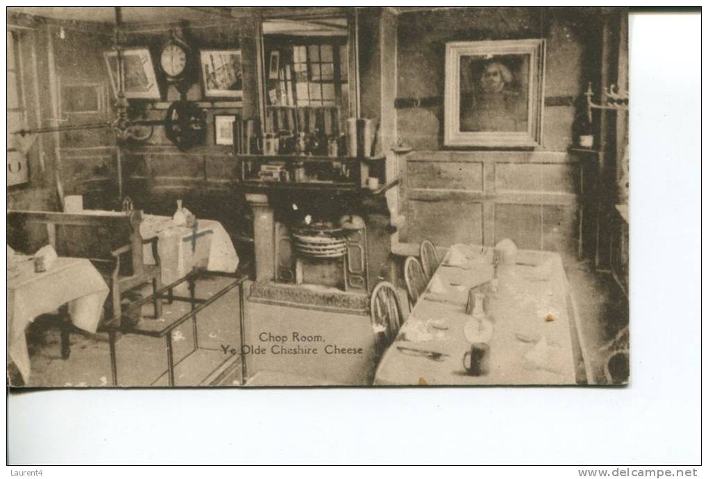 (462) Very Old Postcard Of Cheshire Cheese Shop - Chester