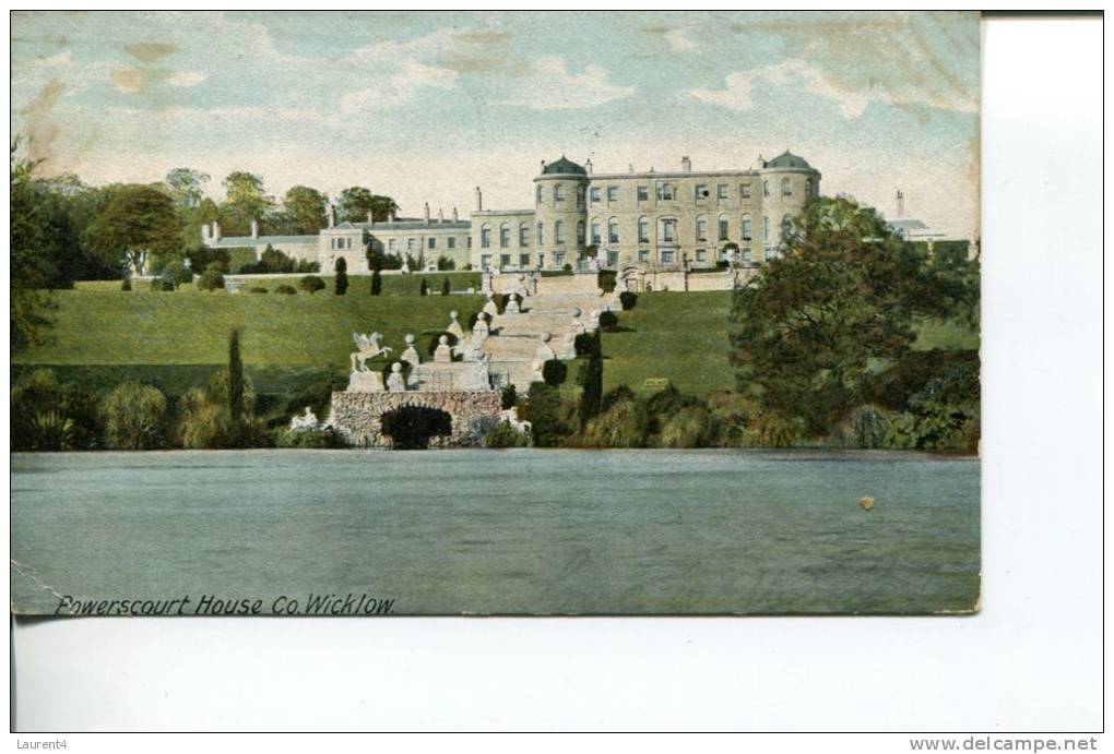 (462) Very Old Postcard Of Co-Wicklow Powerscourt House - Wicklow