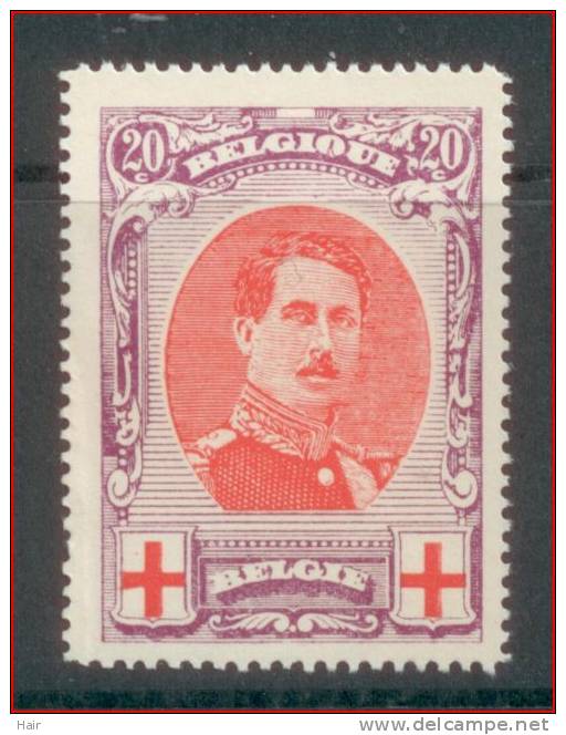 Belgique 134 * - 1914-1915 Croix-Rouge