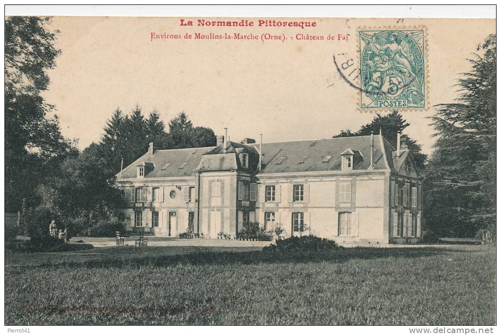 Environs De MOULINS LA MARCHE - Château De Faï - Moulins La Marche