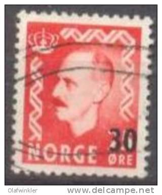 1951 Definitives Hakoon VII Surcharged Mi 375 /Facit 400 / Sc 321 / YT 341 Used/oblitere/gestempelt [sim] - Oblitérés