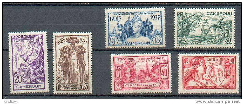CAM 340 - YT 153 à 158 * Charnières Complètes - Unused Stamps