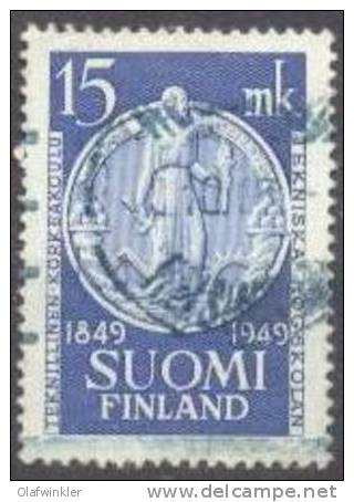 1949 Technical High School Helsinki Mi 375 /Facit 379 / Sc 288 / YT 360 Used/oblitere/gestempelt [sim] - Used Stamps