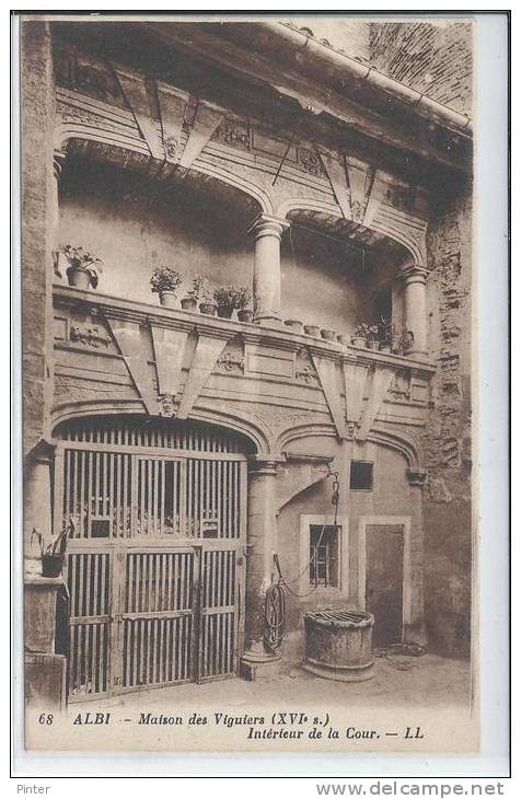 ALBI - Maison Des Viguiers - Intérieur De La Cour - Albi