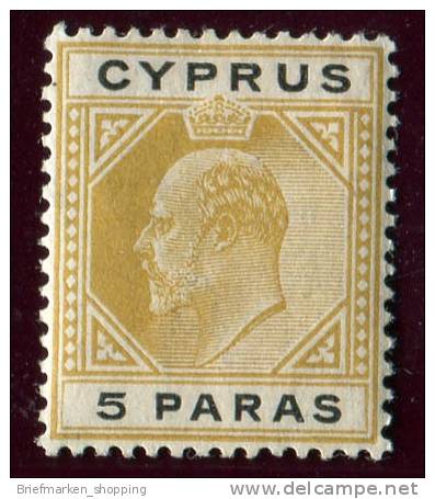 Zypern 1904 - Cyprus - Chypre - Kibris - Michel 46 - * Mh Charn. - Cyprus (...-1960)