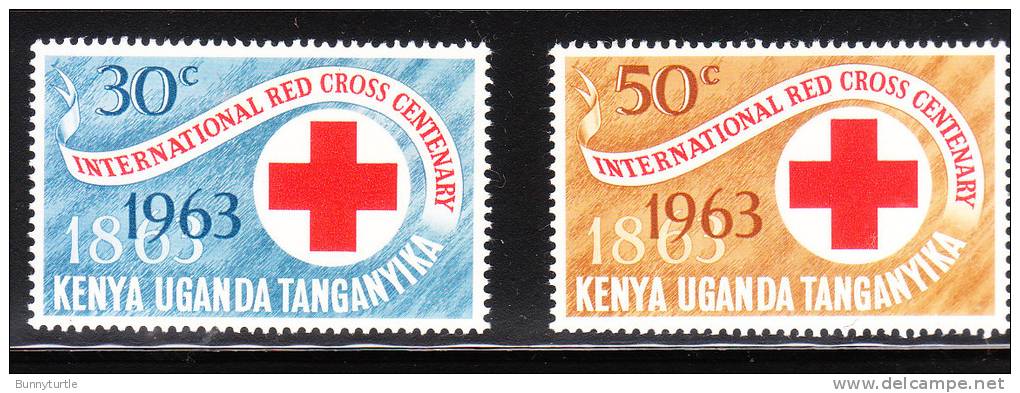 Kenya Uganda Tanganyika KUT 1963 Centenary Of Int'l Red Cross MNH - Kenya, Ouganda & Tanganyika
