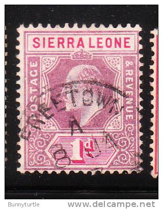 Sierra Leone 1903-05 King Edward VII 1p Used - Sierra Leone (...-1960)