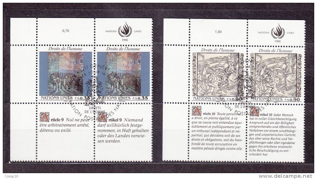 1990   N°197 - 198      OBLITERES   CATALOGUE  ZUMSTEIN - Oblitérés