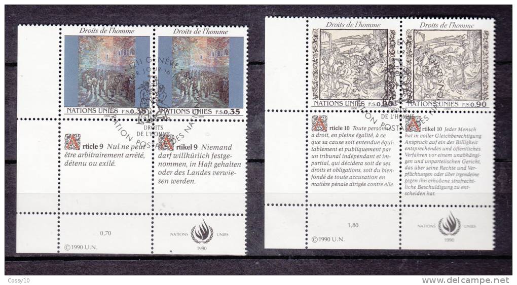 1990   N°197 - 198      OBLITERES   CATALOGUE  ZUMSTEIN - Used Stamps