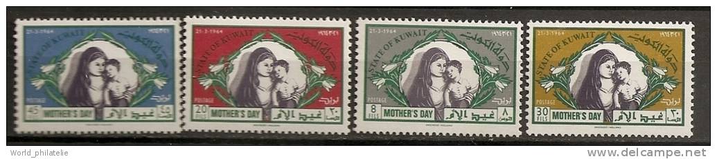 Kowait Kuwait 1964 N° 235 / 8 ** Journée De La Mère, Femme, Enfant - Kuwait