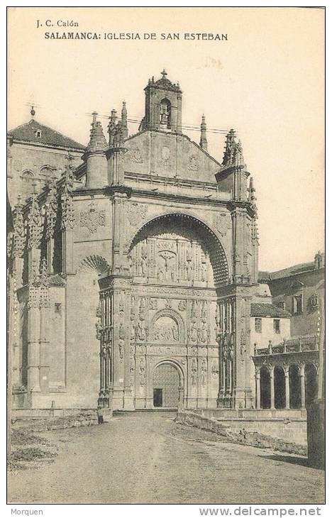 Postal SALAMANCA. Iglesia De San Esteban - Salamanca