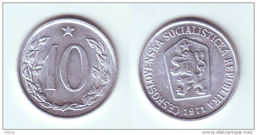 Czechoslovakia 10 Haleru 1971 - Czechoslovakia