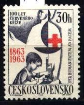 CS 1963 Mi 1411 ** Red Cross - Unused Stamps