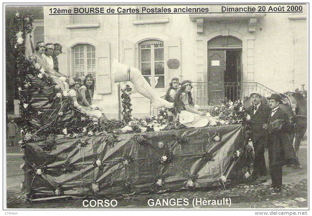 CP GANGES  12e Bourse De Cartes Postales 2000  Corso - Bourses & Salons De Collections