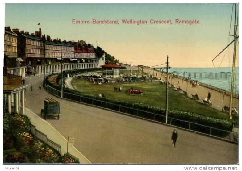 (900) Very Old Postcard Of UK - Ramsgate Bandstand - Ramsgate