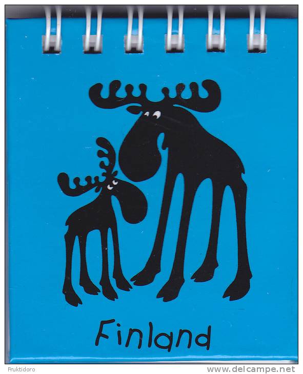 Finland Notebook Reindeer - Reno - Renne / Magnet - Imán - Aimant - Autres & Non Classés