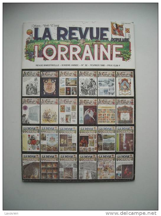 LA REVUE LORRAINE POPULAIRE 32. LA CHARPENTE DES MAISONS LORRAINES. L'HARMONIE NANCEIENNE. LE DOREUR A LA FEUILLE D'OR.. - Altri & Non Classificati