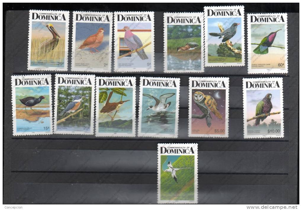 DOMINICA Nº 1100 AL 1112 - Palomas, Tórtolas