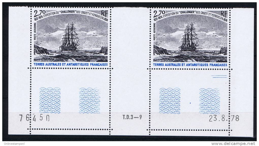 TAAF 1979 Maury A51 Neuf**/ MNH,  Coin Daté, 23-8-1978 Bord De Feuille, Ship - Ongebruikt