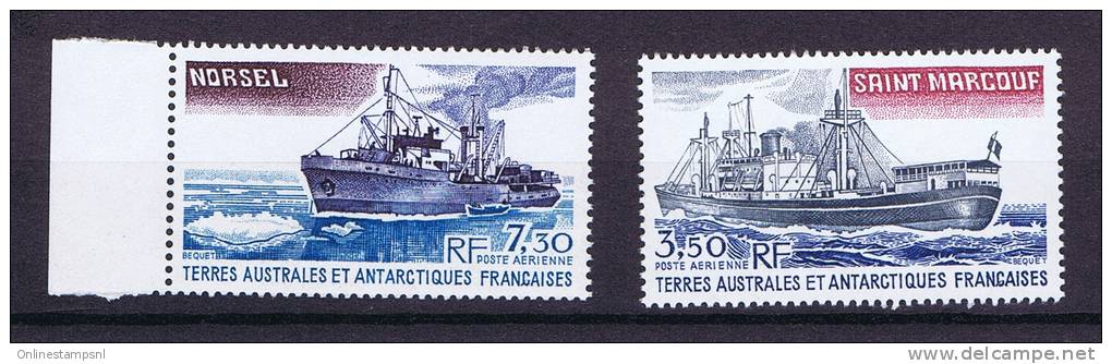 TAAF 1980 Maury A62-63 Neuf**/ MNH,   Bord De Feuille, Ship - Neufs