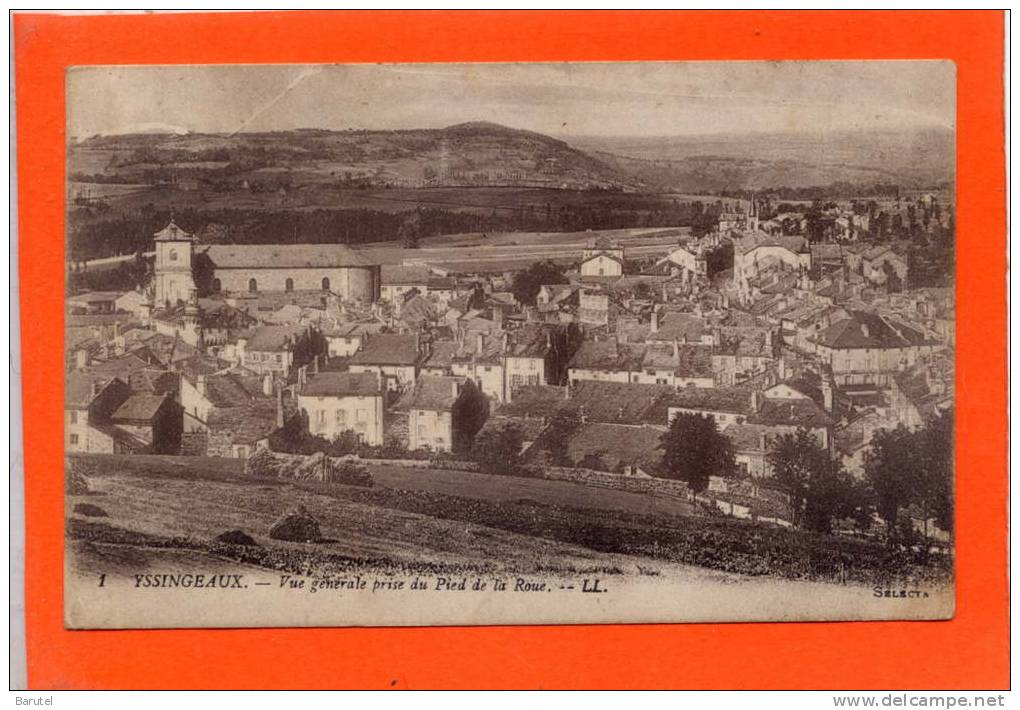 YSSINGEAUX - Vue Générale, Prise Du Pied De La Roue - Yssingeaux