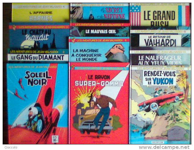 Jean Valhardi - 12 Albums - Lotti E Stock Libri