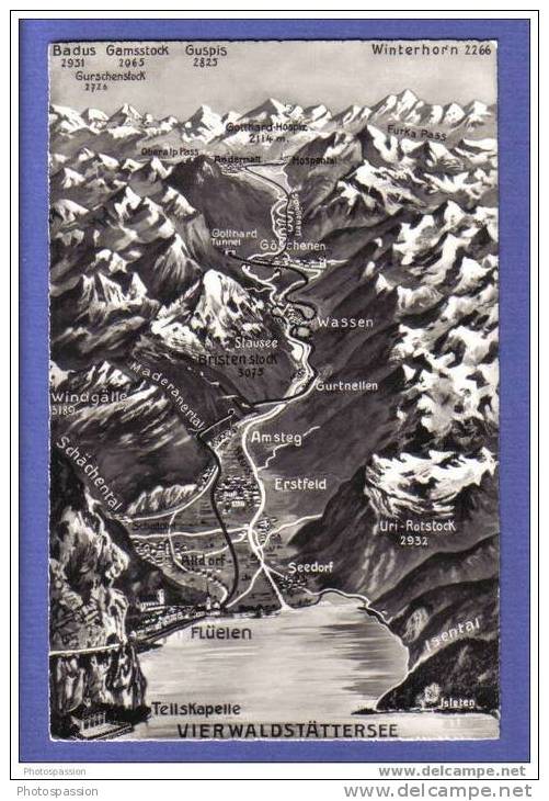 Panorama Flüelen - Göschenen - Gotthard - Wassen - Gurtnellen - Amsteg - Erstfeld - Hospental - Seedorf - Isental - Erstfeld