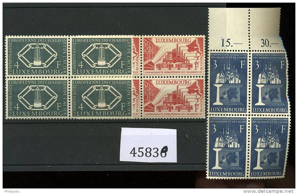 511/513** CECA En Blocs De 4   Cote 75€x4= 300 €  Pro Europa - Unused Stamps