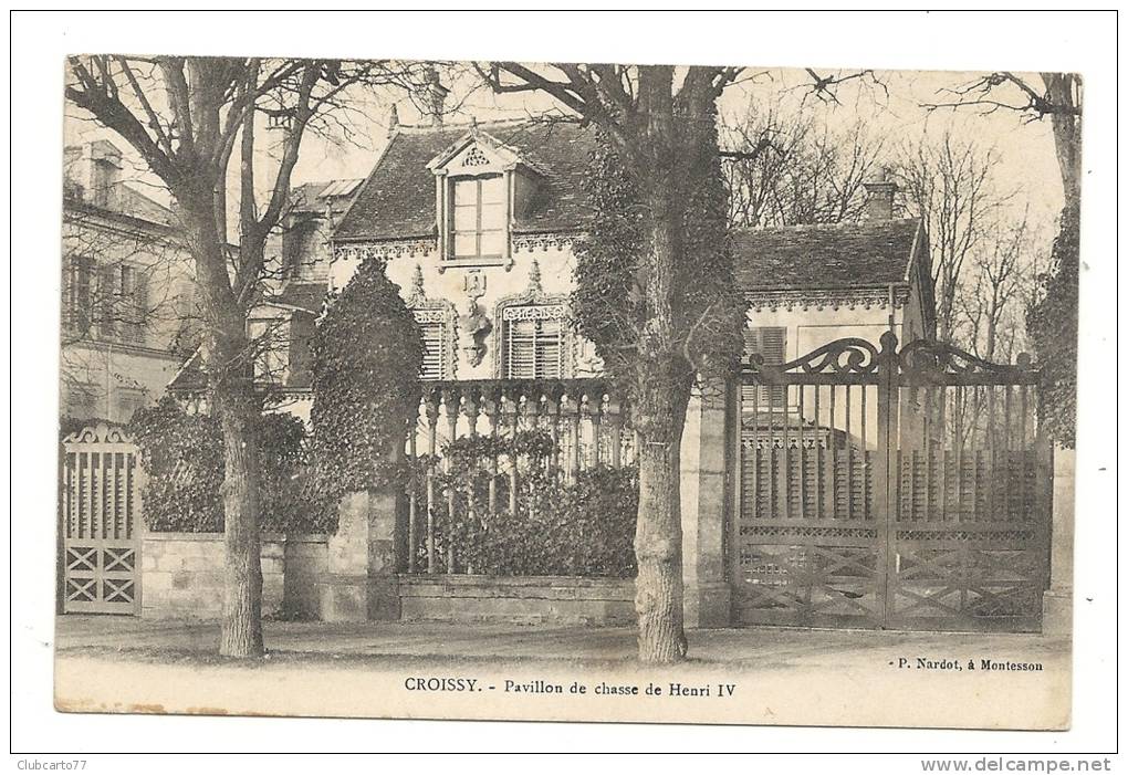 Croissy-sur-Seine (78) : La Villa Dite "Pavillon De Chasse D´Henri IV" En 1910. - Croissy-sur-Seine