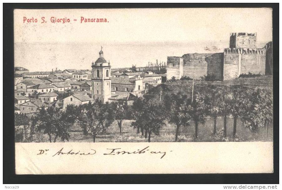 PORTO S.GIORGIO - FERMO - 1905 PANORAMA - Fermo