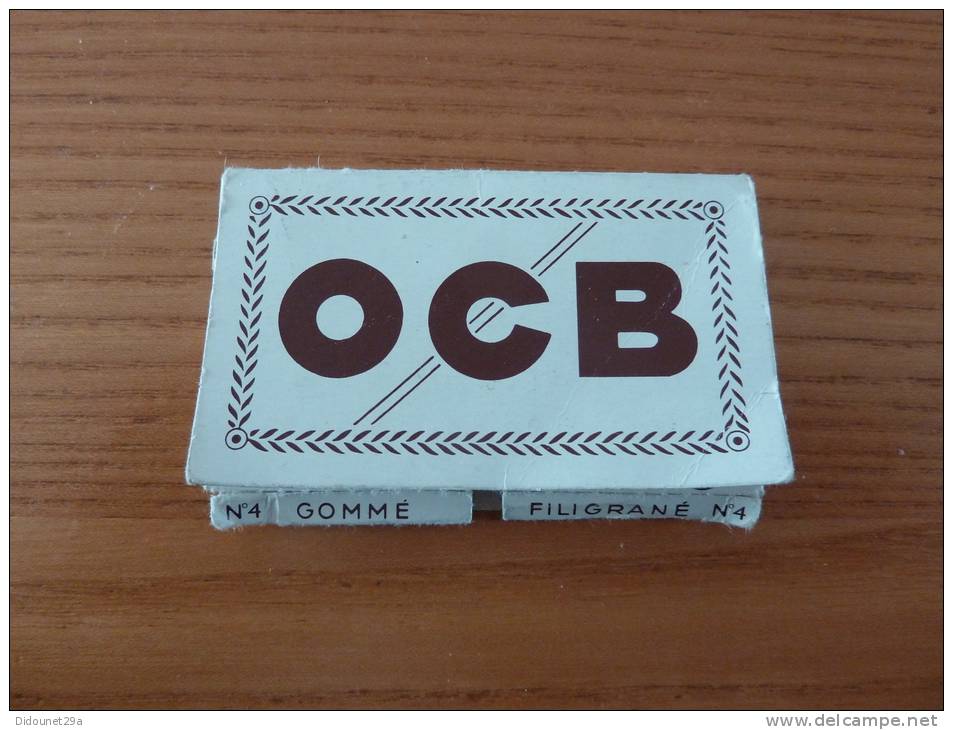 Papier à Cigarettes OCB (blanc - N°4 GOMME FILIGRANE) - Autres & Non Classés