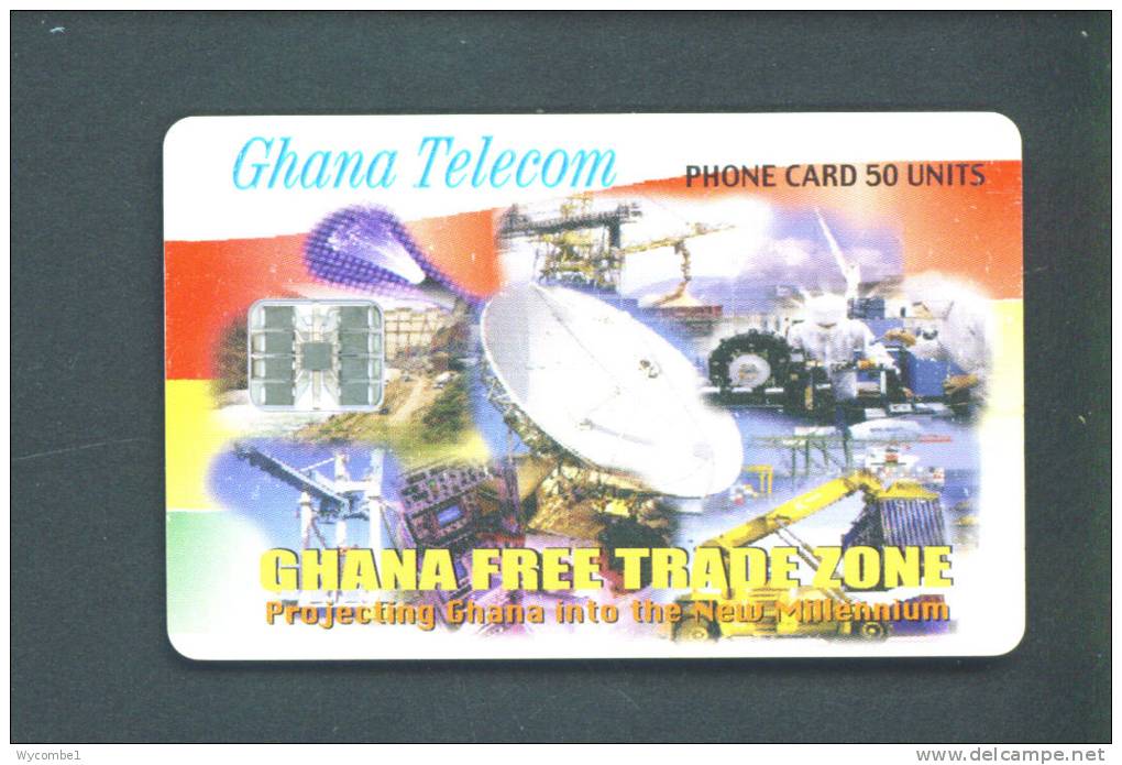 GHANA  -  Chip Phonecard As Scan - Ghana