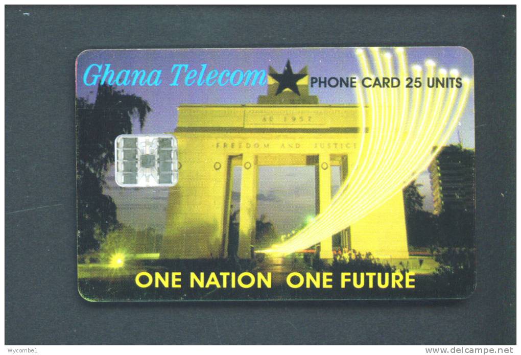 GHANA  -  Chip Phonecard As Scan - Ghana