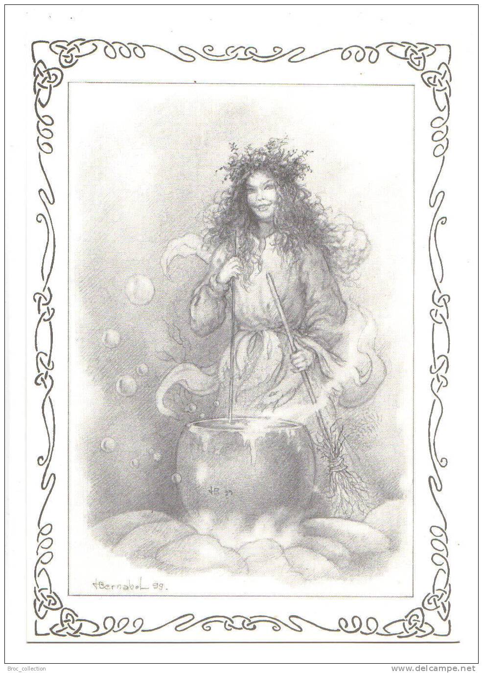 Graine De Sorcière, La Petite Druidesse, Illustration De Joël Bernabel Pour "S Comme Sorcière" De Marie Des Bois - Halloween