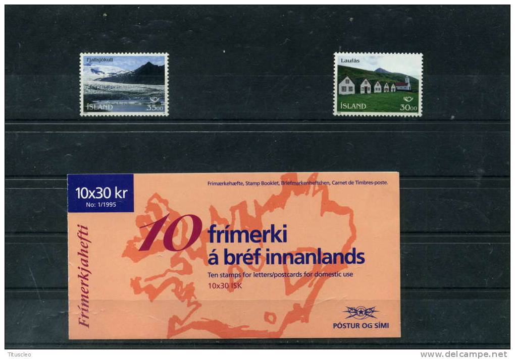 ISLANDE 779/780** + C779**   Norden 95 - Unused Stamps