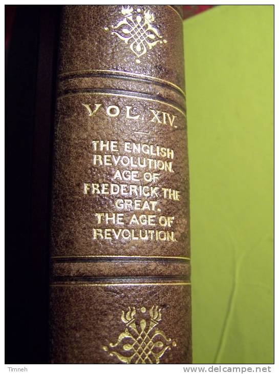 HISTORY OF THE WORLD RIDPATH - VOL. XIV - Book XVIII - XIX - XX -1899 - English Revolution - Age Frederick Th Great .. - 1850-1899