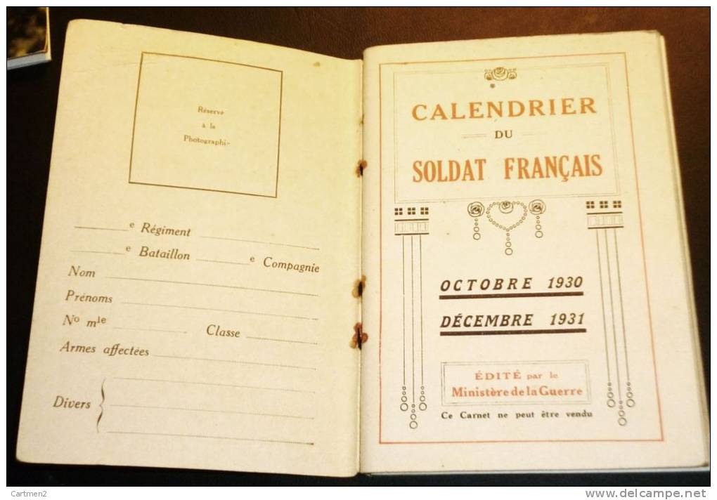 7 CALENDRIERS : 1890 AUTOMOBILE COURRIER DE FOURMIES CALENDRIER DU SOLDAT FRANCAIS CALENDRIER SPIRITUEL ...