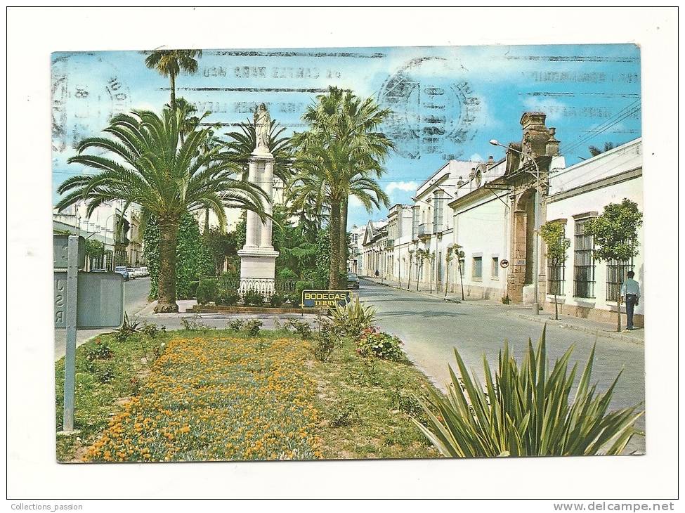 Cp, Espagne, Puerto De Santa Maria, Monument Au "Corazon De Jesus", Ovyagée - Cádiz