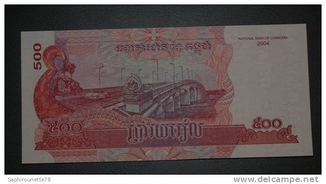 CAMBODGE - Billet De 500 Riels - 2004 - N°1837445 - Cambodia