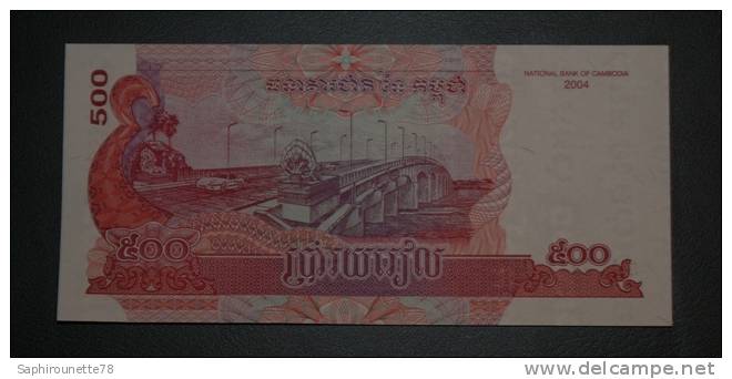 CAMBODGE - Billet De 500 Riels - 2004 - N°1837448 - Cambodia