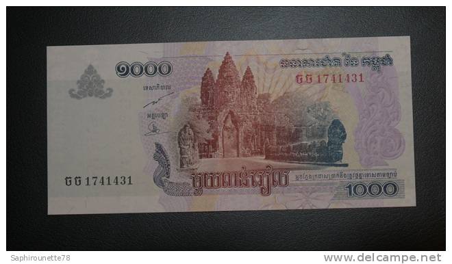 CAMBODGE - Billet De 1000 Riels - 2007 - N°1741431 - Cambodia