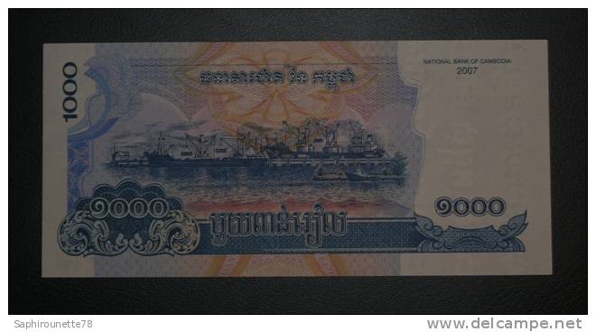 CAMBODGE - Billet De 1000 Riels - 2007 - N°1741433 - Cambodia