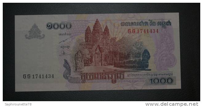 CAMBODGE - Billet De 1000 Riels - 2007 - N°1741434 - Cambodia