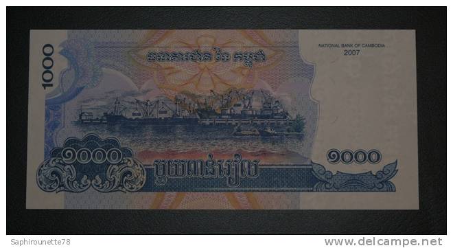 CAMBODGE - Billet De 1000 Riels - 2007 - N°1741437 - Kambodscha