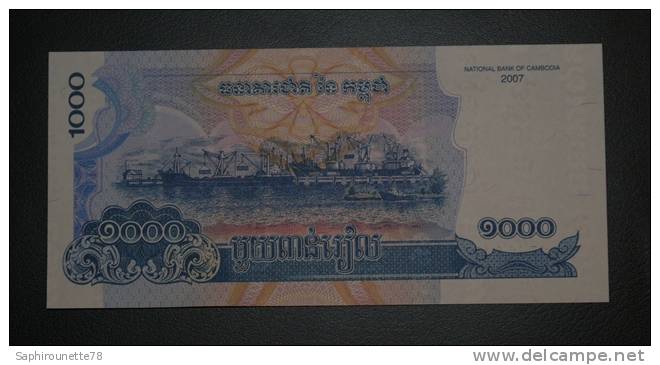 CAMBODGE - Billet De 1000 Riels - 2007 - N°1741438 - Cambodia