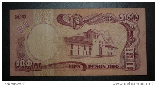 COLOMBIE - Billet De 100 Pesos - 1991  -  N°19776620 - Colombie